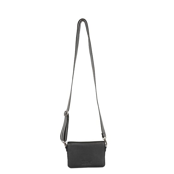 Leather Black Crossbody Shoulder Bag – Sling Messenger Bag for Work, Daily Use - Picture 10 of 10